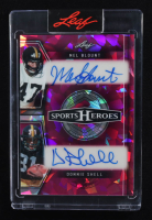 Mel Blount / Donnie Shell 2025 Leaf Metal Sports Heroes 2 Autographs Pink Crystal #H212 #3/5 at PristineAuction.com