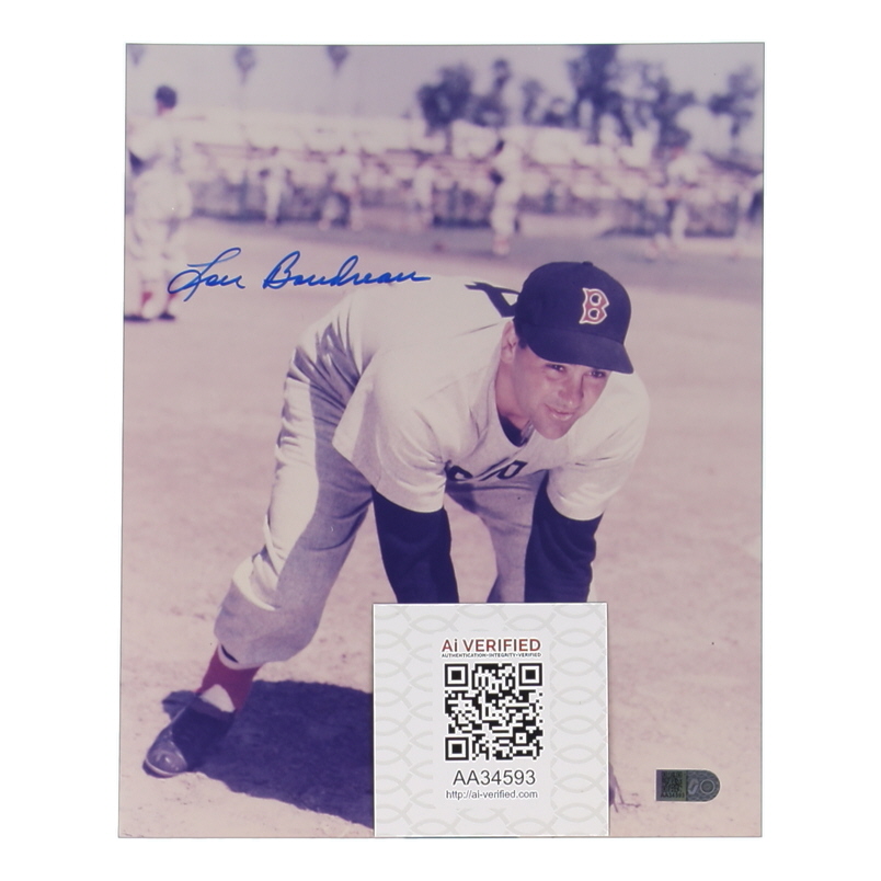 Lou Boudreau Signed Red Sox 8x10 Photo (AIV) at PristineAuction.com Lou Boudreau Signed Red Sox 8x10 Photo (AIV) at PristineAuction.com