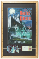 Disney's Haunted Mansion Custom Framed Art Print Display with Ticket Book at PristineAuction.com
