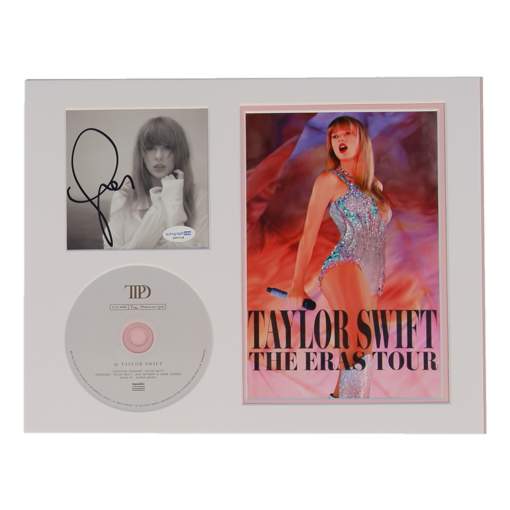 Taylor Swift Signed "The Tortured Poets Department" 11x14 Custom Matted CD Insert Display (ACOA) at PristineAuction.com Taylor Swift Signed "The Tortured Poets Department" 11x14 Custom Matted CD Insert Display (ACOA) at PristineAuction.com