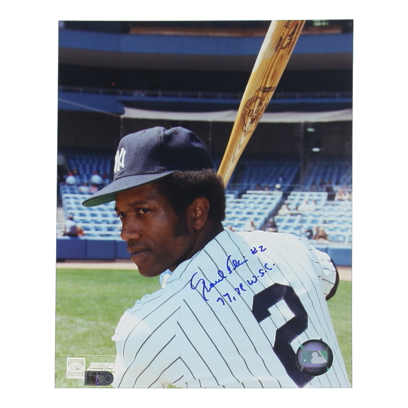 Paul Blair Signed Yankees 8x10 Photo Inscribed "77, 78 W.S.C." (AIV) at PristineAuction.com Paul Blair Signed Yankees 8x10 Photo Inscribed "77, 78 W.S.C." (AIV) at PristineAuction.com