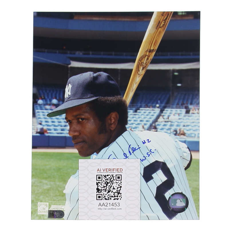 Paul Blair Signed Yankees 8x10 Photo Inscribed "77, 78 W.S.C." (AIV) at PristineAuction.com Paul Blair Signed Yankees 8x10 Photo Inscribed "77, 78 W.S.C." (AIV) at PristineAuction.com