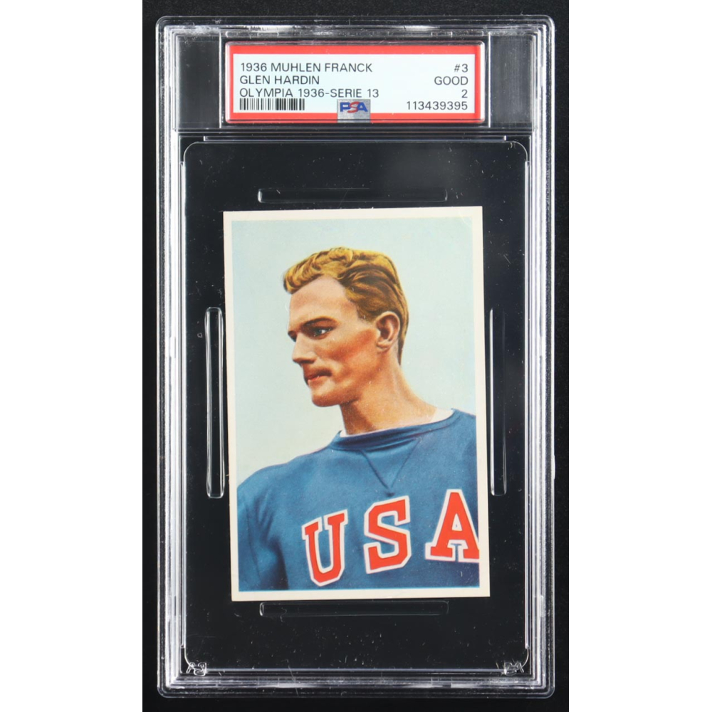 Glen Hardin 1936 Muhlen Franck Olympia 1936-Serie 13 #3 (PSA 2) at PristineAuction.com