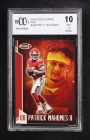 Patrick Mahomes II 2019 SAGE Aspire Red #ASPPM1 (BCCG 10) at PristineAuction.com