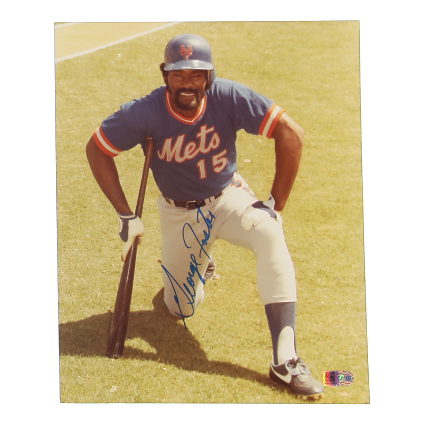 George Foster Signed Mets 8x10 Photo (AIV) at PristineAuction.com George Foster Signed Mets 8x10 Photo (AIV) at PristineAuction.com