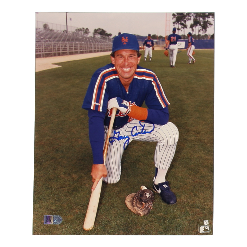 Gary Carter Signed Mets 8x10 Photo (AIV) at PristineAuction.com Gary Carter Signed Mets 8x10 Photo (AIV) at PristineAuction.com