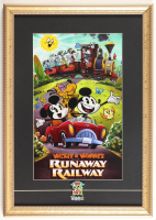 Walt Disney's "Mickey & Minnie's Runaway Railway" Custom Framed Print Display with Runaway Railway Pin at PristineAuction.com