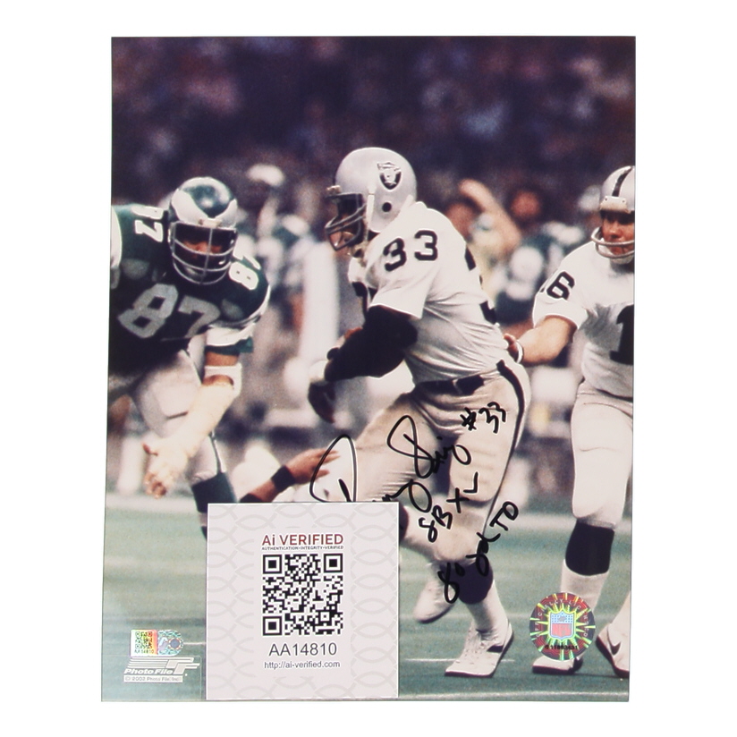 Kenny King Signed Raiders 8x10 Photo Inscribed "SB XV" & "80 Yd TD" (AIV) at PristineAuction.com Kenny King Signed Raiders 8x10 Photo Inscribed "SB XV" & "80 Yd TD" (AIV) at PristineAuction.com