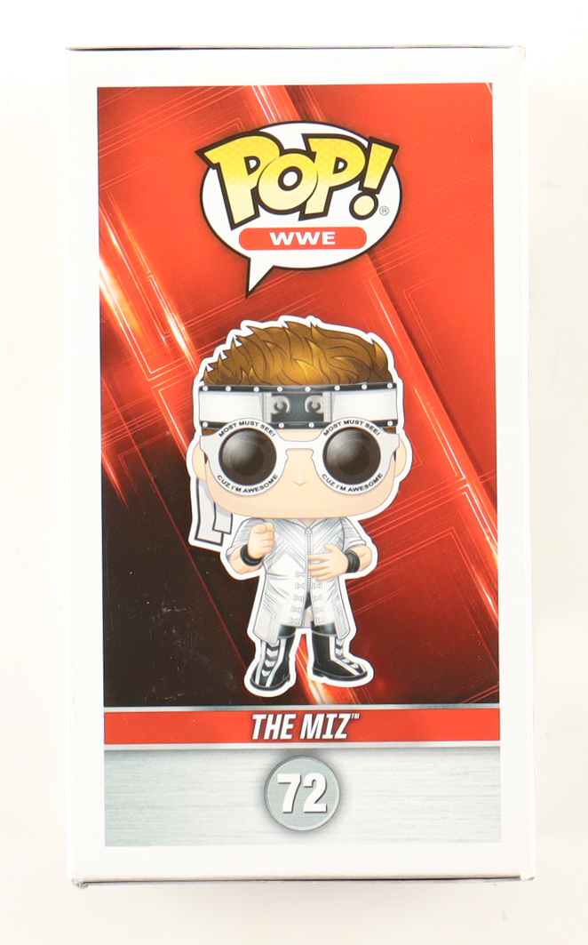 Mike Mizanin Signed "WWE" #72 The Miz Funko Pop! Vinyl Figure Inscribed "$" (JSA) at PristineAuction.com Mike Mizanin Signed "WWE" #72 The Miz Funko Pop! Vinyl Figure Inscribed "$" (JSA) at PristineAuction.com