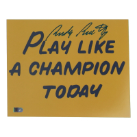 Rudy Ruettiger Signed Notre Dame Fighting Irish 8x10 Photo (AIV) at PristineAuction.com