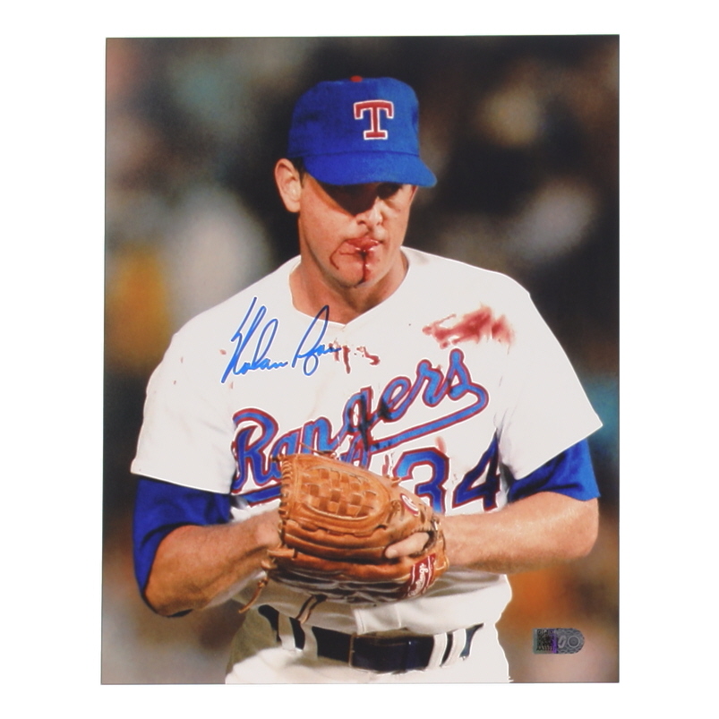 Nolan Ryan Signed Rangers 8x10 Photo (AIV) at PristineAuction.com Nolan Ryan Signed Rangers 8x10 Photo (AIV) at PristineAuction.com