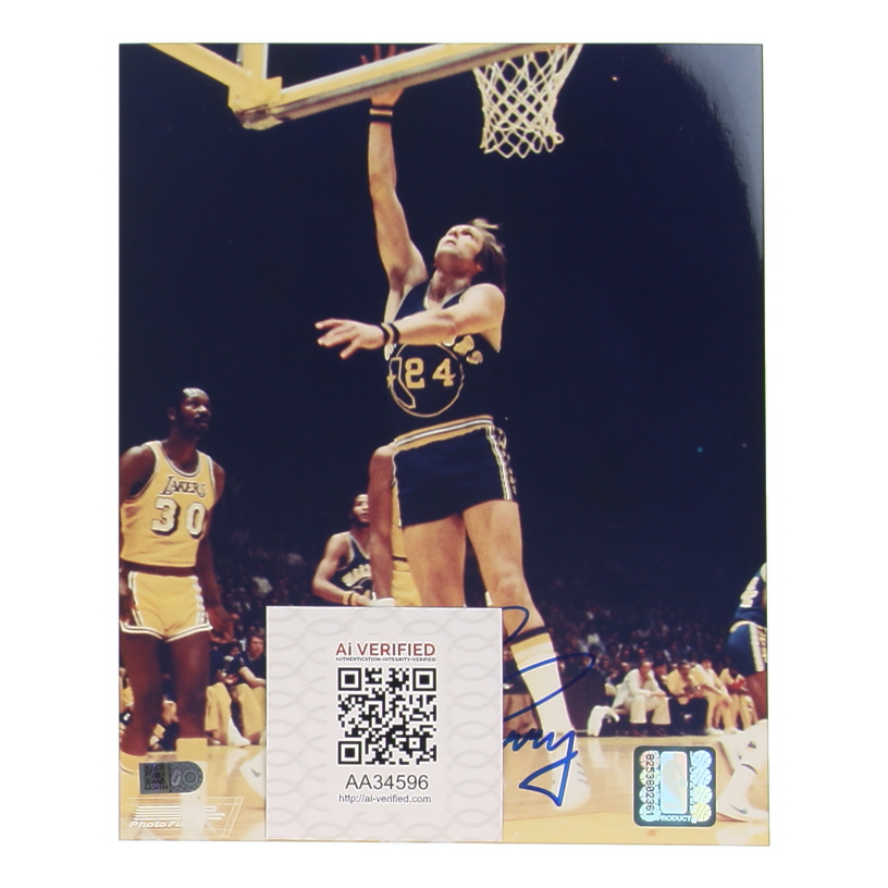 Rick Barry Signed Warriors 8x10 Photo (AIV) at PristineAuction.com Rick Barry Signed Warriors 8x10 Photo (AIV) at PristineAuction.com
