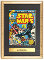 1977 "Star Wars" Issue #2 Custom Framed Marvel Comic Book Display with Title Plaque at PristineAuction.com