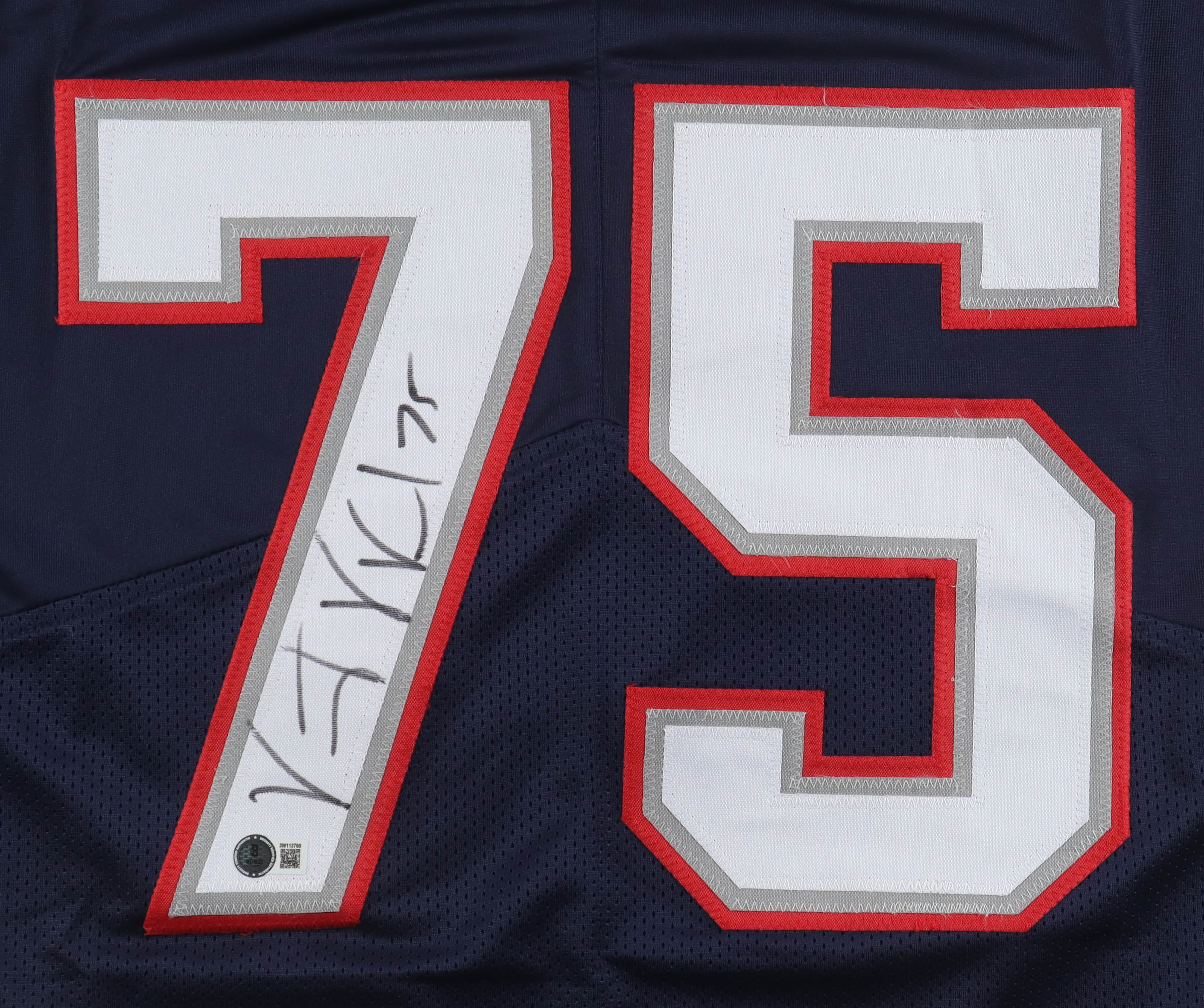 Vince Wilfork Signed Jersey (Beckett) at PristineAuction.com Vince Wilfork Signed Jersey (Beckett) at PristineAuction.com