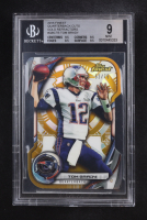 Tom Brady 2015 Finest Quarterback Cuts Gold Refractors #QBCTB #52/75 (BGS 9) at PristineAuction.com