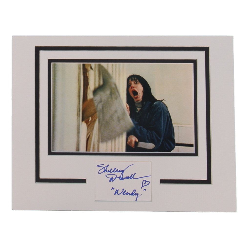 Shelley Duvall Signed "The Shining" Custom Matted Cut Display Inscribed "Wendy" (AutographCOA) at PristineAuction.com Shelley Duvall Signed "The Shining" Custom Matted Cut Display Inscribed "Wendy" (AutographCOA) at PristineAuction.com