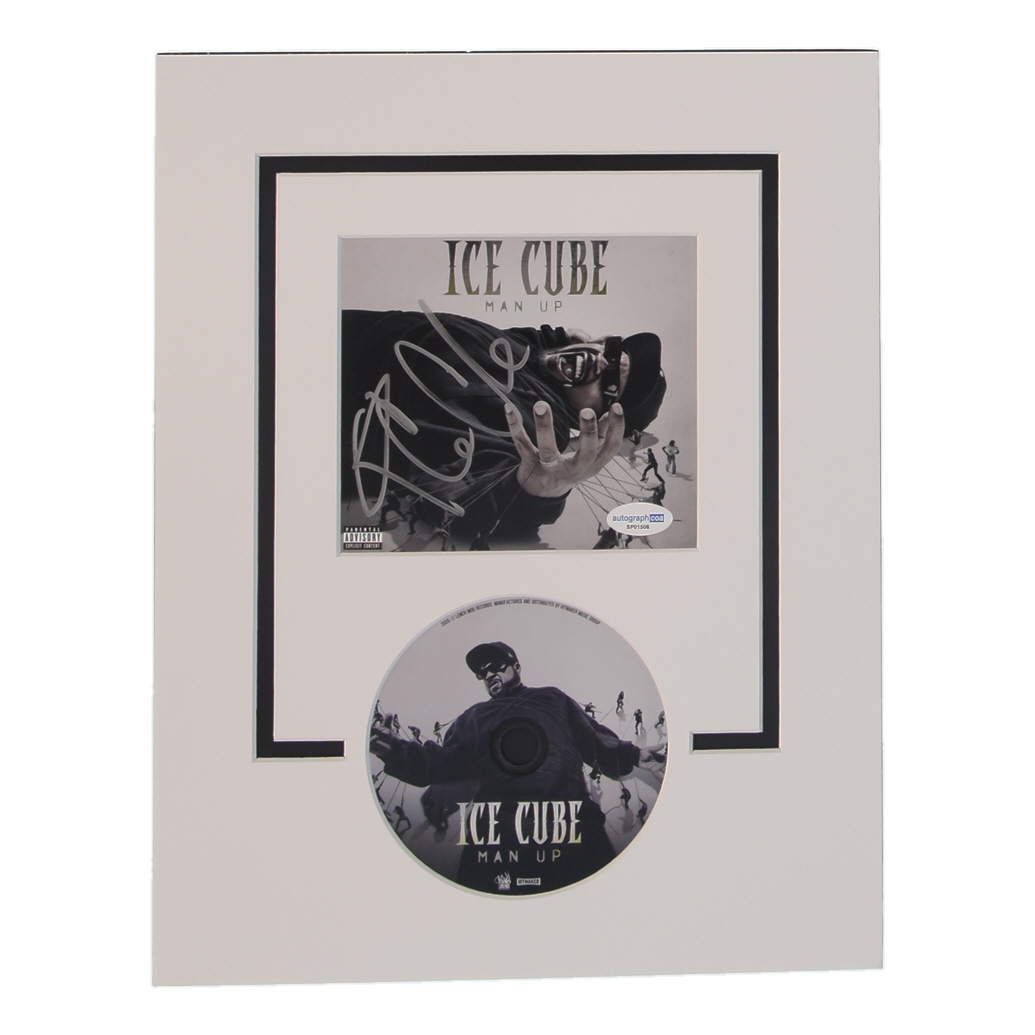 Ice Cube Signed "Man Up" 11x14 Custom Matted Cut Display (ACOA) at PristineAuction.com Ice Cube Signed "Man Up" 11x14 Custom Matted Cut Display (ACOA) at PristineAuction.com