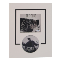 Ice Cube Signed "Man Up" 11x14 Custom Matted Cut Display (ACOA) at PristineAuction.com