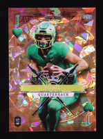 Bo Nix 2023 Wild Card 5 Card Draw Stacked Deck Jack Of Hearts Sepia Crystal HoloLux #SDBN #4/5 RC at PristineAuction.com