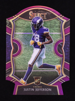 Justin Jefferson 2020 Select Prizm Purple Die Cut #61 RC at PristineAuction.com