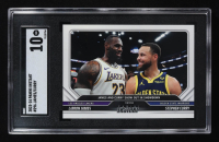 LeBron James / Stephen Curry 2023-24 Panini Instant #296 (SGC 10) at PristineAuction.com