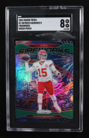 Patrick Mahomes II 2024 Panini Prizm Fireworks Prizms Green #1 (SGC 8) at PristineAuction.com