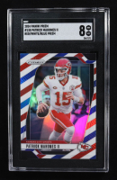 Patrick Mahomes II 2024 Panini Prizm Prizms Red White and Blue #138 (SGC 8) at PristineAuction.com