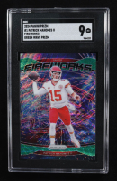 Patrick Mahomes II 2024 Panini Prizm Fireworks Prizms Green Wave #1 (SGC 9) at PristineAuction.com