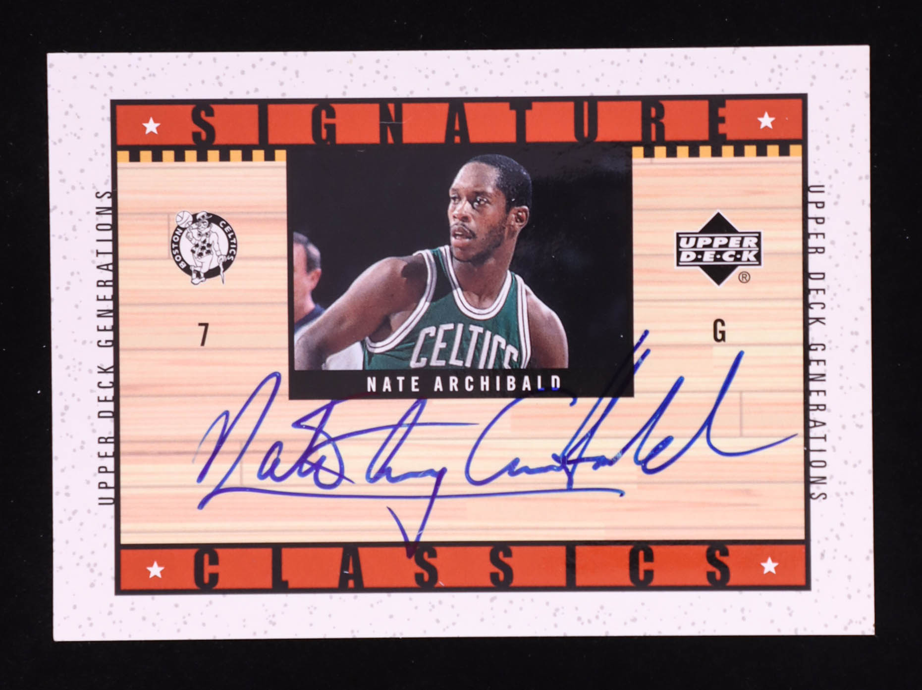 Nate Archibald 2002-03 Upper Deck Generations Signature Classics #NAS at PristineAuction.com Nate Archibald 2002-03 Upper Deck Generations Signature Classics #NAS at PristineAuction.com