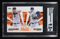 Justin Verlander / Max Scherzer 2023 Topps One Two Punch #12P17 (SGC 9.5) at PristineAuction.com