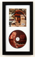 Taylor Swift Signed Custom Framed "Red (Taylor's Version)" CD Album Insert Display with Disc (PSA) at PristineAuction.com