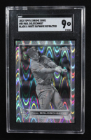 Paul Goldschmidt 2022 Topps Chrome Sonic Black and White RayWave Refractors #82 (SGC 9) at PristineAuction.com