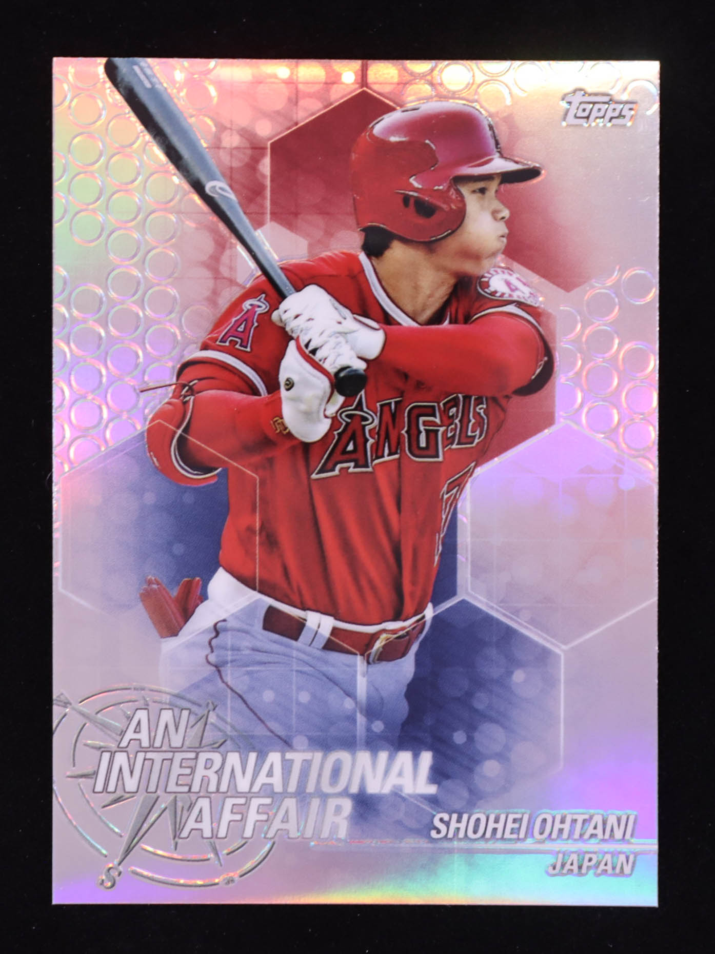 Shohei Ohtani 2018 Topps Update An International Affair #IASO RC at PristineAuction.com Shohei Ohtani 2018 Topps Update An International Affair #IASO RC at PristineAuction.com