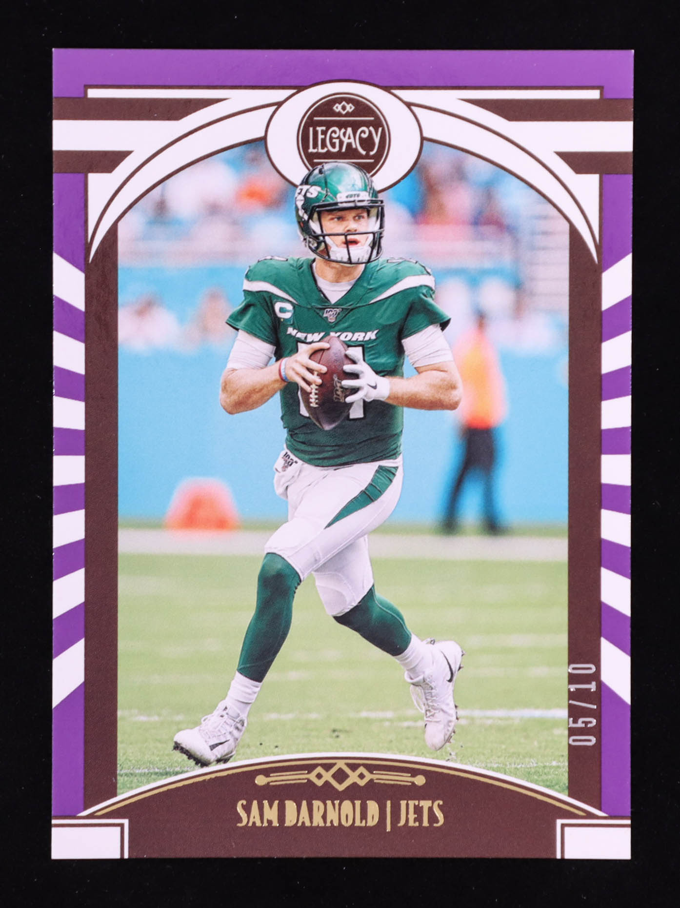 Sam Darnold 2020 Panini Legacy Violet #7 #05/10 at PristineAuction.com Sam Darnold 2020 Panini Legacy Violet #7 #05/10 at PristineAuction.com
