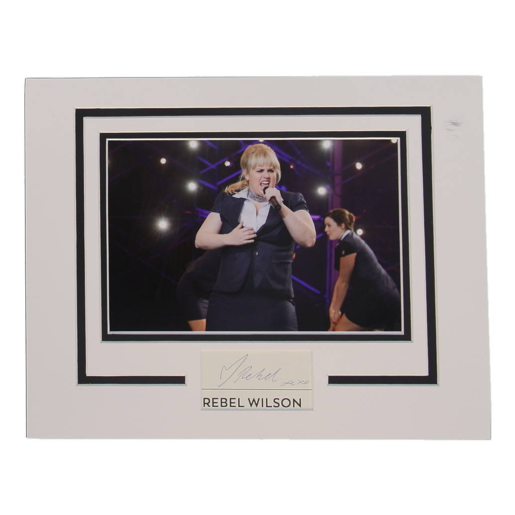 Rebel Wilson Signed "Pitch Perfect" 11x14 Custom Matted Cut Display (ACOA) at PristineAuction.com Rebel Wilson Signed "Pitch Perfect" 11x14 Custom Matted Cut Display (ACOA) at PristineAuction.com