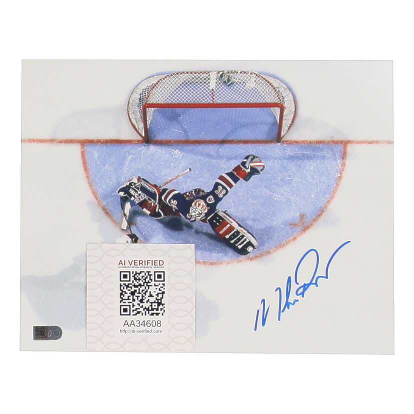 Mike Richter Signed Rangers 8x10 Photo (AIV) at PristineAuction.com Mike Richter Signed Rangers 8x10 Photo (AIV) at PristineAuction.com
