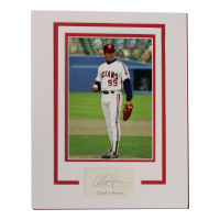 Charlie Sheen Signed "Major League" 11x14 Custom Matted Cut Display (ACOA) at PristineAuction.com