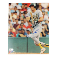 Jose Canseco Signed Athletics 8x10 Photo (AIV) at PristineAuction.com