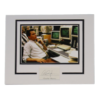 Charlie Sheen Signed "Wall Street" 11x14 Custom Matted Cut Display (ACOA) at PristineAuction.com