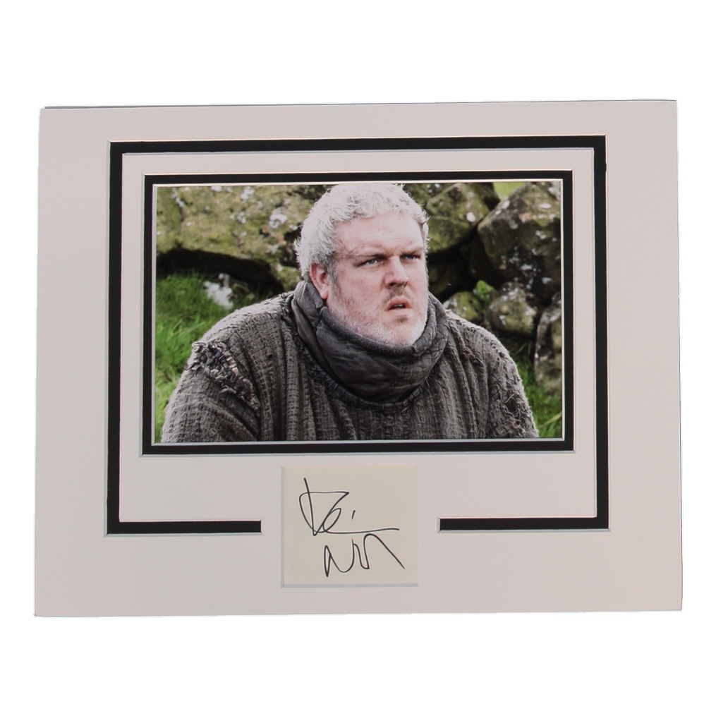 Kristian Nairn Signed "Game Of Thrones" 11x14 Custom Matted Cut Display (ACOA) at PristineAuction.com Kristian Nairn Signed "Game Of Thrones" 11x14 Custom Matted Cut Display (ACOA) at PristineAuction.com