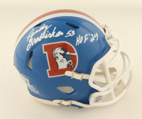 Randy Gradishar Signed Broncos Throwback Alternate Speed Mini Helmet Inscribed "HOF 24" (Beckett) at PristineAuction.com