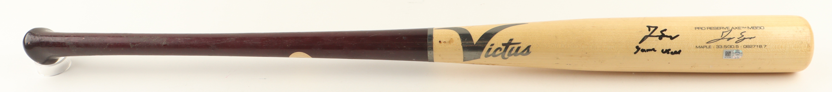 George Springer Signed Game-Used Victus Player Model Baseball Bat Inscribed "Game Used" (MLB) at PristineAuction.com George Springer Signed Game-Used Victus Player Model Baseball Bat Inscribed "Game Used" (MLB) at PristineAuction.com