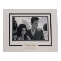 Priscilla Presley Signed 11x14 Custom Matted Cut Display (ACOA) at PristineAuction.com
