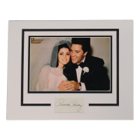 Priscilla Presley Signed 11x14 Custom Matted Cut Display (ACOA) at PristineAuction.com
