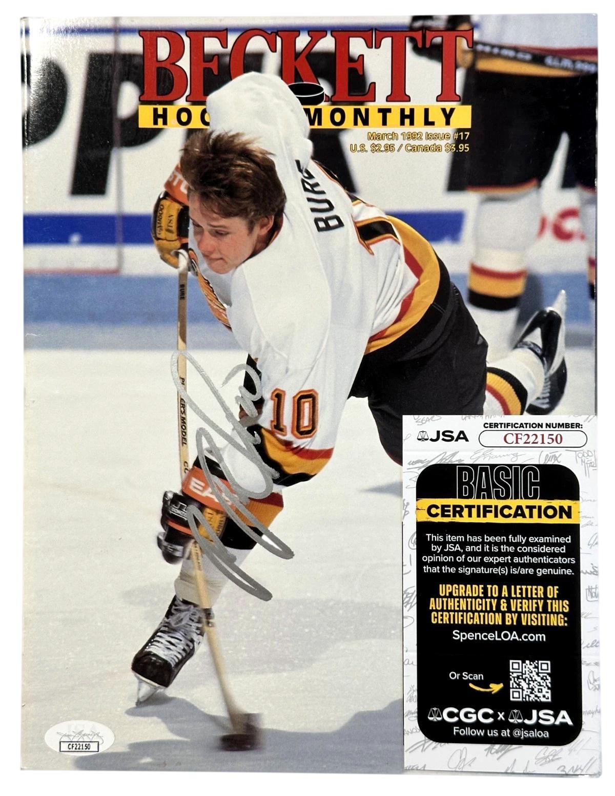 Pavel Bure Signed 1998 Beckett Hockey Card Monthly Magazine (JSA) at PristineAuction.com Pavel Bure Signed 1998 Beckett Hockey Card Monthly Magazine (JSA) at PristineAuction.com