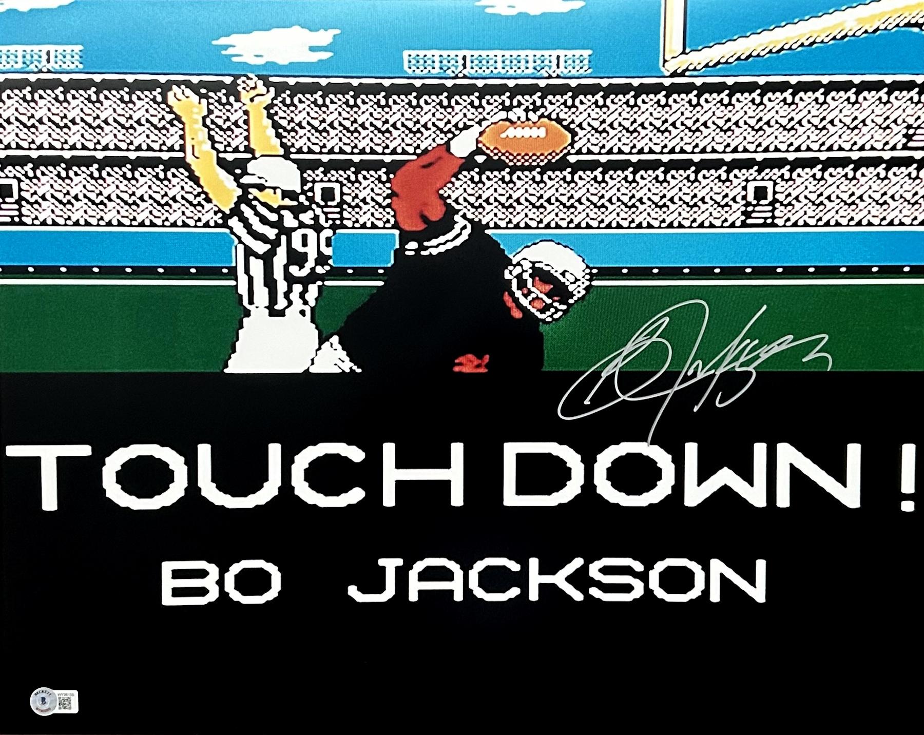 Bo Jackson Signed "Tecmo Bowl" 16x20 Photo (Beckett) at PristineAuction.com Bo Jackson Signed "Tecmo Bowl" 16x20 Photo (Beckett) at PristineAuction.com