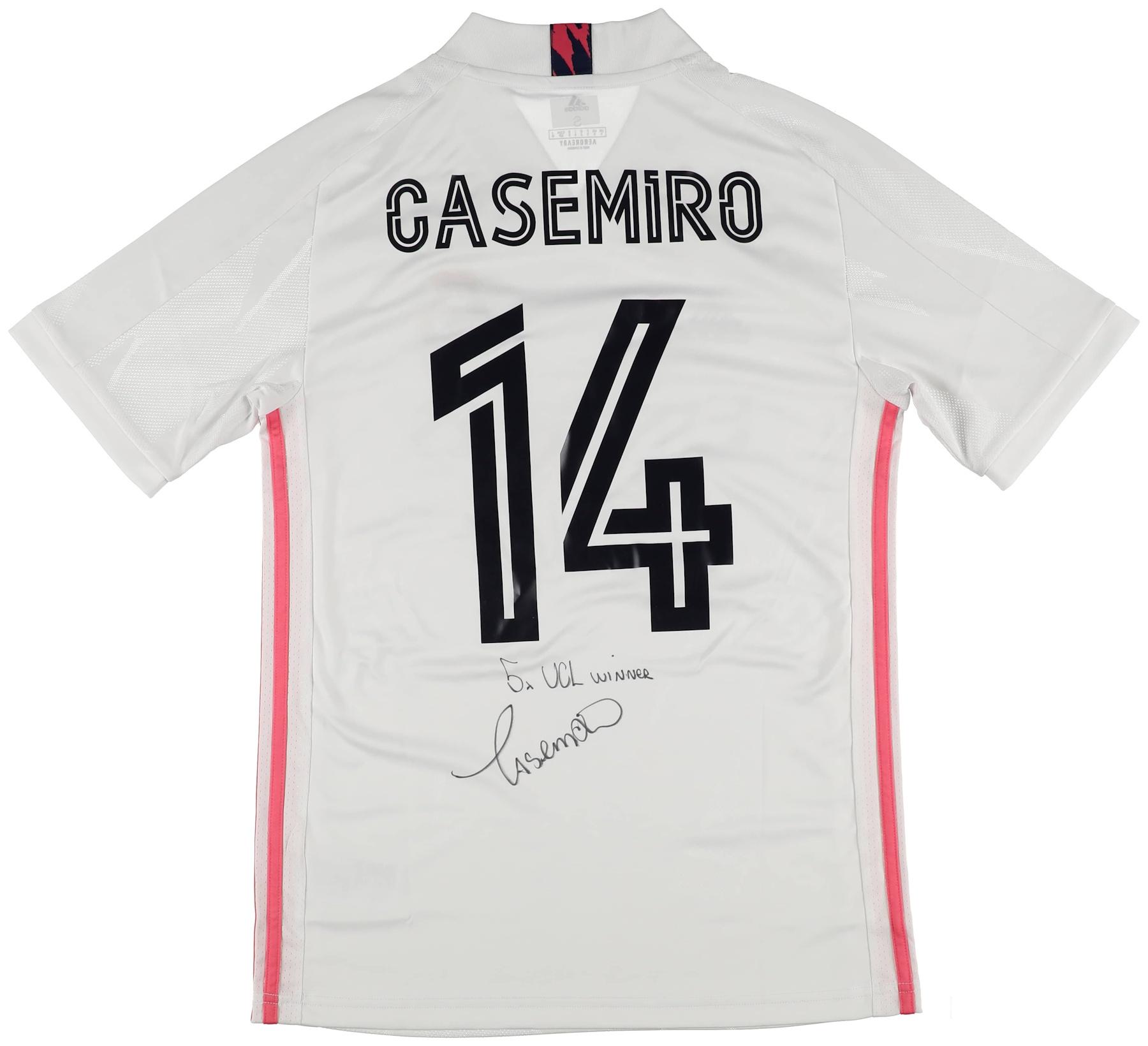 Casemiro Signed Real Madrid Adidas Jersey Inscribed "5X UCK Winner" (Icons) at PristineAuction.com Casemiro Signed Real Madrid Adidas Jersey Inscribed "5X UCK Winner" (Icons) at PristineAuction.com