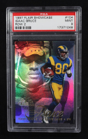 Isaac Bruce 1997 Flair Showcase Row 2 #104 (PSA 9) at PristineAuction.com