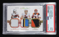Tua Tagovailoa/Justin Herbert/Joe Burrow 2020 Flawless Triple Patches #TP5 RC #19/25 (PSA 9) at PristineAuction.com