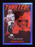 Tom Brady 2022 Rookies and Stars Thrillers Blue #4 #15/50 at PristineAuction.com